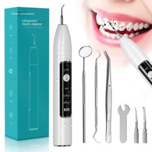 Ultrasonic Dental Cleaner | Visual Frequency Tracking | Household Oral Care Tool